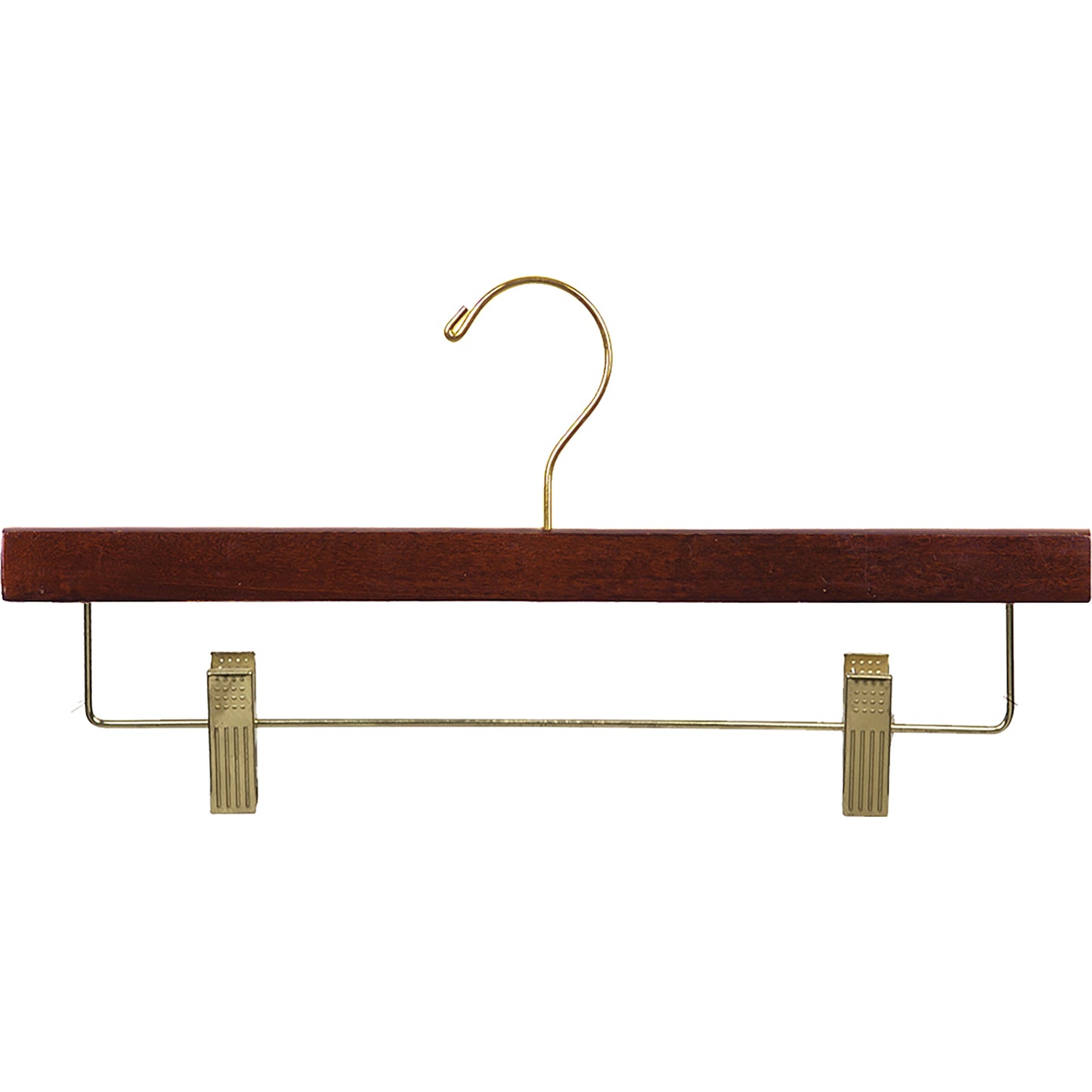 14" Wooden Bottom Hangers with Metal Clips