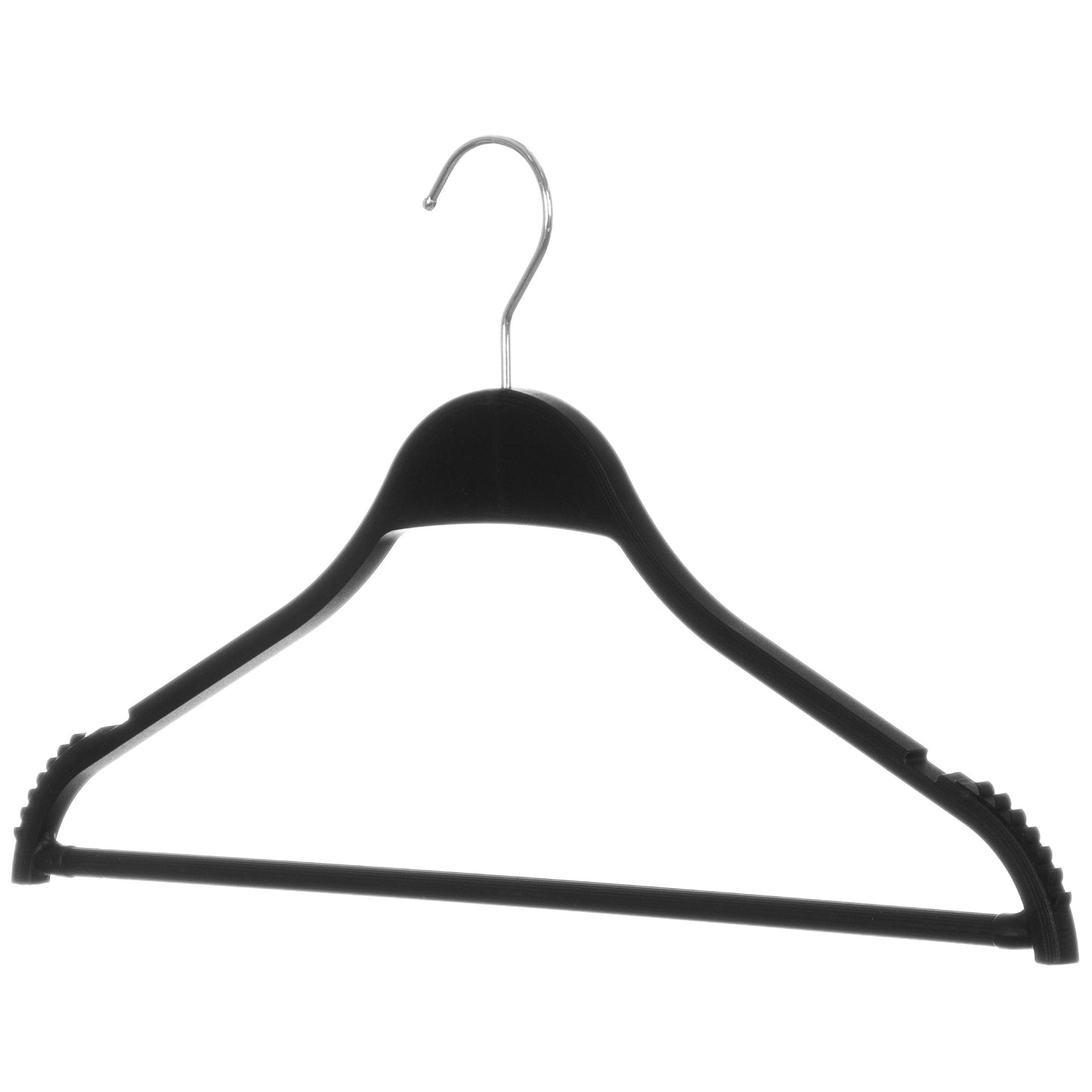 16" Air-Tech Black Plastic Suit Hanger (Mainetti GFT)
