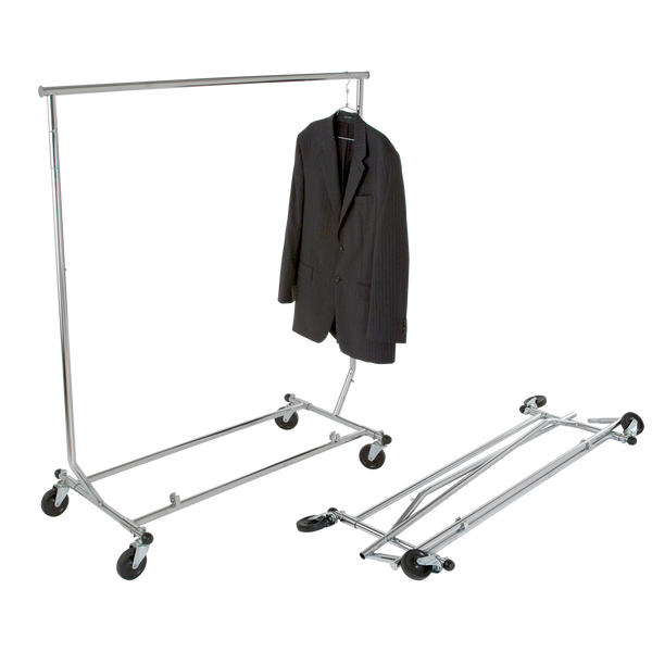 Heavy Duty Salesman's Rack Collapsible Garment Rack Round