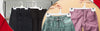 Mainetti 1001, 10" White all Plastic, Pant Skirt Slack Bottom Hangers, with sturdy plastic non-slip clips