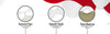 Mainetti 227, 14" White all Plastic, Shirt Top Dress Hangers, with notches for straps
