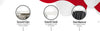 Mainetti 6110, 10" White all Plastic, Pant Skirt Slack Bottom Hangers, with sturdy plastic non-slip clips