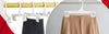 Mainetti 6110, 10" White all Plastic, Pant Skirt Slack Bottom Hangers, with sturdy plastic non-slip clips