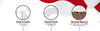 Mainetti 491, 19" White all Plastic, Shirt Top Dress Hangers, with notches for straps