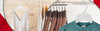 Mainetti 509, 19" White all Plastic, Shirt Top Dress Hangers, with notches for straps