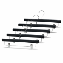 14" Wooden Bottom Hangers with Metal Clips