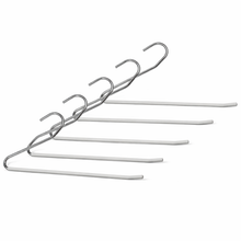15" Deluxe "S" Style Slack Hanger w/ White Vinyl Sleeve