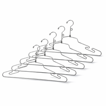 16" Steel Lingerie Hanger w/ Loop Hook