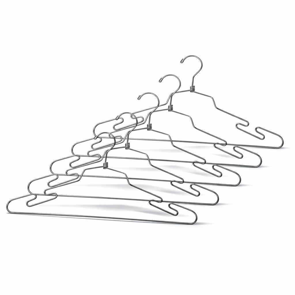 16" Steel Lingerie Hanger w/ Regular Hook - Mainetti USA