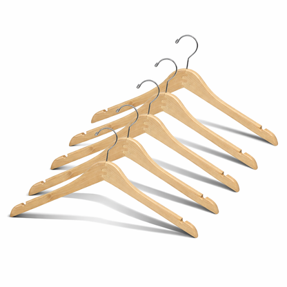 17" Contoured Wooden Jacket Hanger