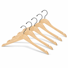 17" Wooden Top Hanger With Metal Hook (Mainetti 200200)