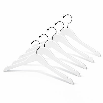 17" Wooden Top Hanger With Metal Hook (Mainetti 200200)