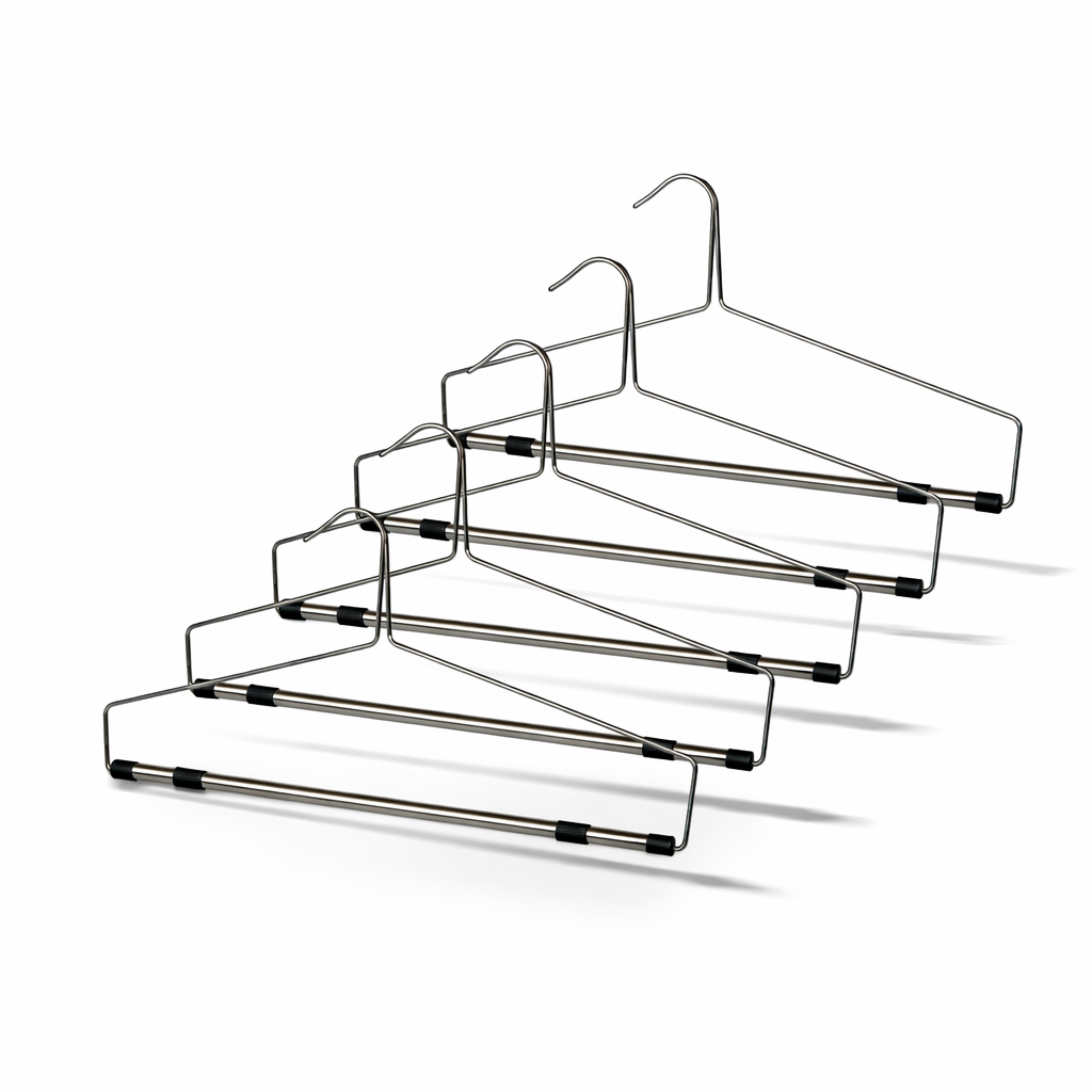 22" Chrome Bedspread and Drapery Hanger - Mainetti USA