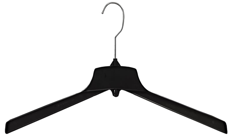Neaties American Made Black Super Heavy Duty Plastic Hangers