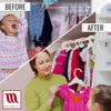 Mainetti 495, 10" White all Plastic, Shirt Top Dress Hangers, with notches for straps