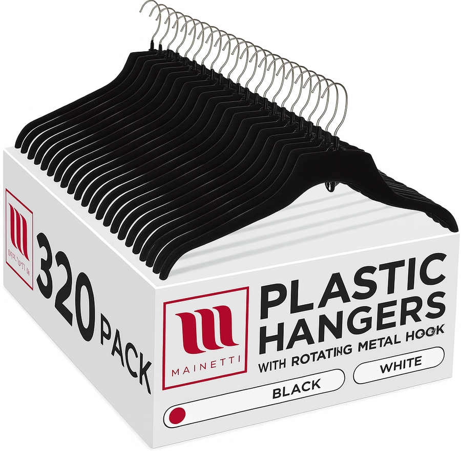 584 - PLASTIC 17” NON-SLIP TOP HANGER