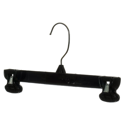 Mainetti 6014, 14" Plastic, Pant Skirt Slack Bottom Hangers, with metal hook, sturdy plastic non-slip clips