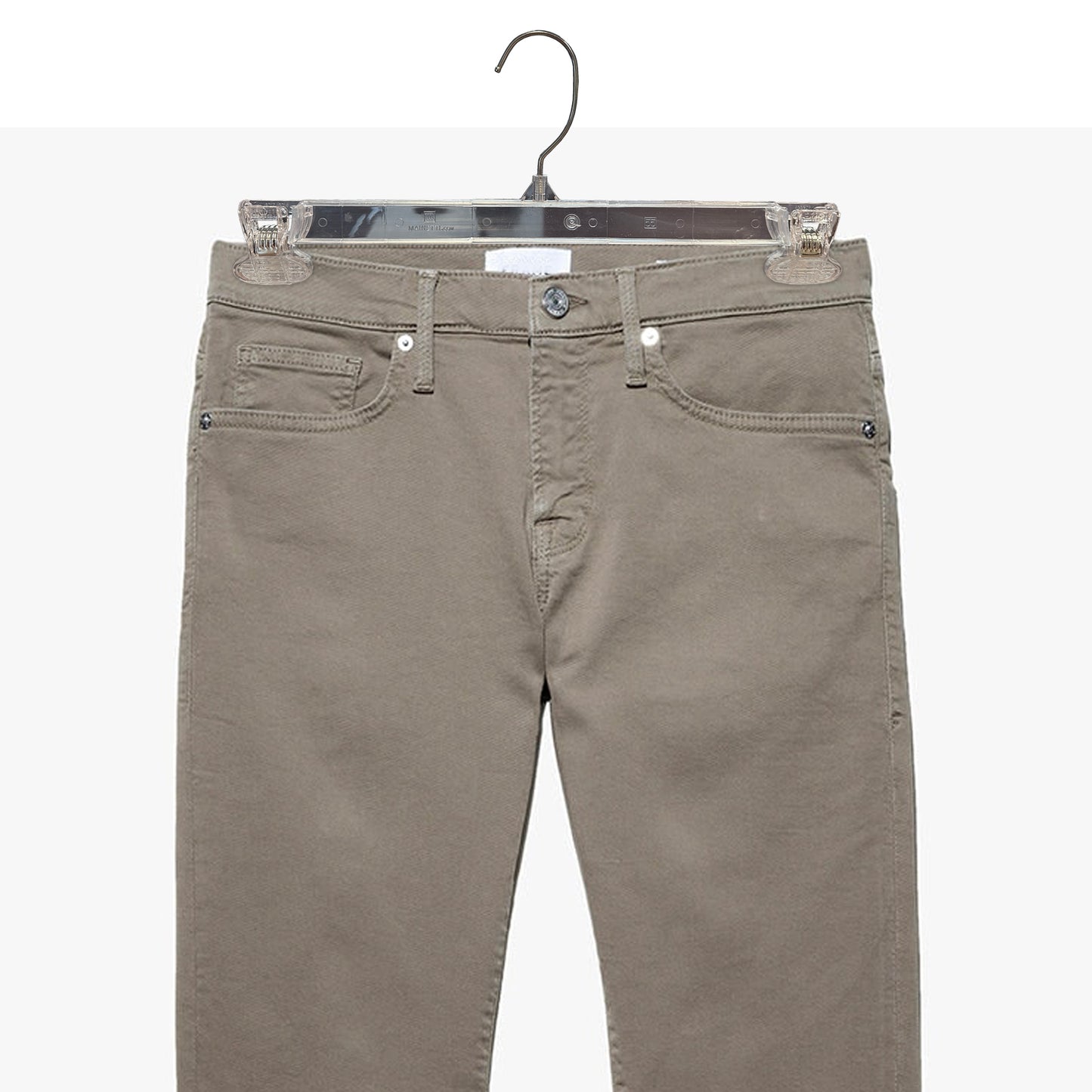 Mainetti 6014, 14" Plastic, Pant Skirt Slack Bottom Hangers, with metal hook, sturdy plastic non-slip clips