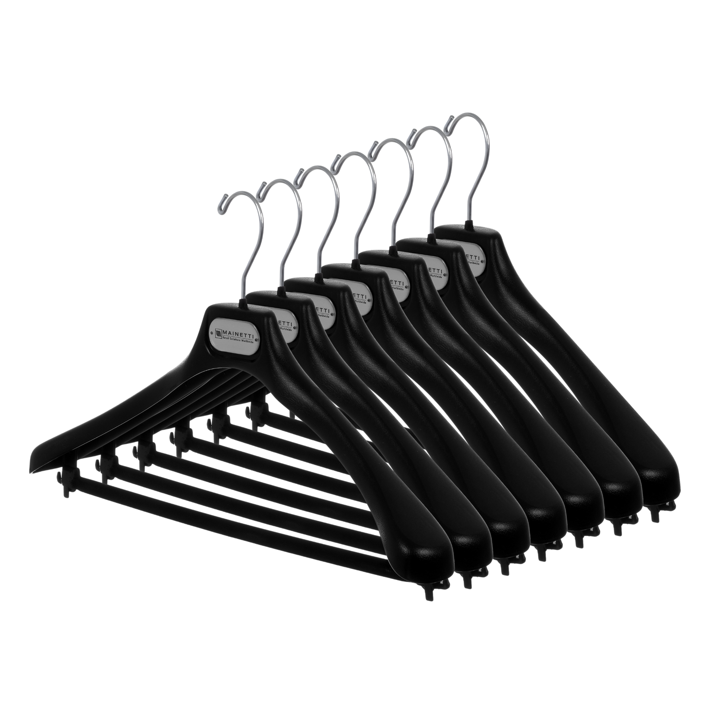 AT - 18" Suit Hanger with Flocked Bar