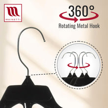 479, Recycle CG Type, 19" Black Plastic, Shirt Top Dress Hangers, with metal hook and notches for straps