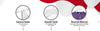 Mainetti 340, 16" White all Plastic, Shirt Top Dress Hangers, with notches for straps