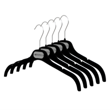 EC - 16" Black Flocked Top Hanger