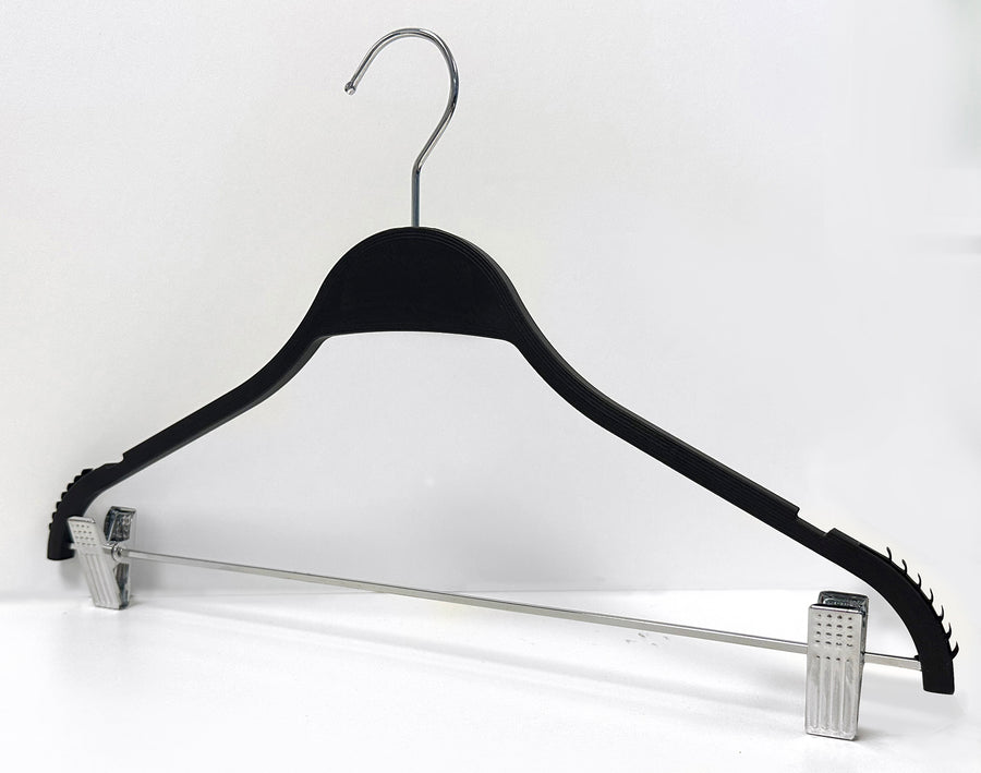 16" Air-Tech Black Suit with metal clips c4 Hanger