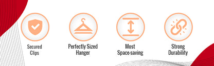 Mainetti 5075, 12" Clear Plastic, Children's Shirt Top Dress Hangers, with 360 swivel metal hook and notches for straps