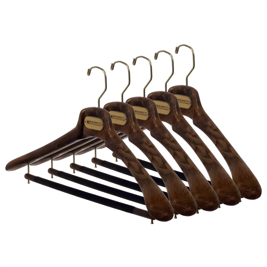 SAR - 17" Suit Hanger with Flocked Bar