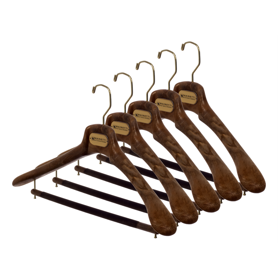 SAR - 19" Suit Hanger with Flocked Bar