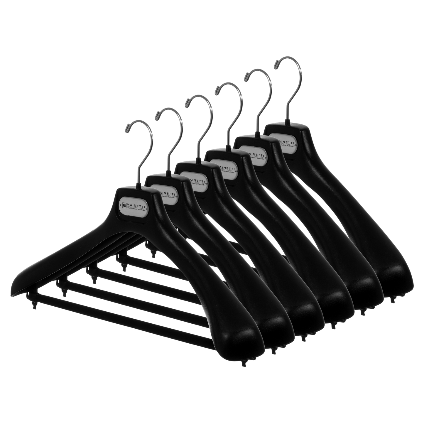 SV - 17" Suit Hanger with Flocked Bar