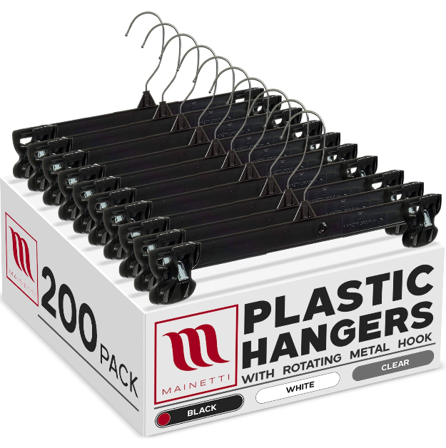 7010 - PLASTIC 10” BOTTOM HANGER LONG CLIP