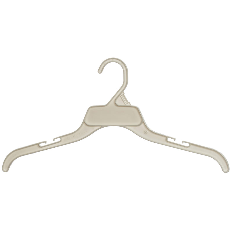 Mainetti 5131 Black Plastic Hangers With 360 Swivel Metal Hook And