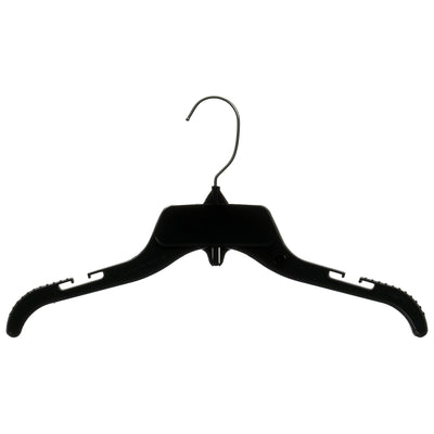 Mainetti 485, 15 Black Plastic, Shirt Top Dress Hangers, with turnabl -  Mainetti USA