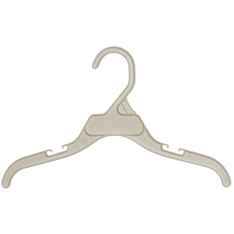 Children's Clear Plastic Suit Hanger w/Clips - 12Plastic