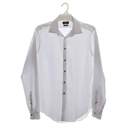 Mainetti 509, 19" White all Plastic, Shirt Top Dress Hangers, with notches for straps