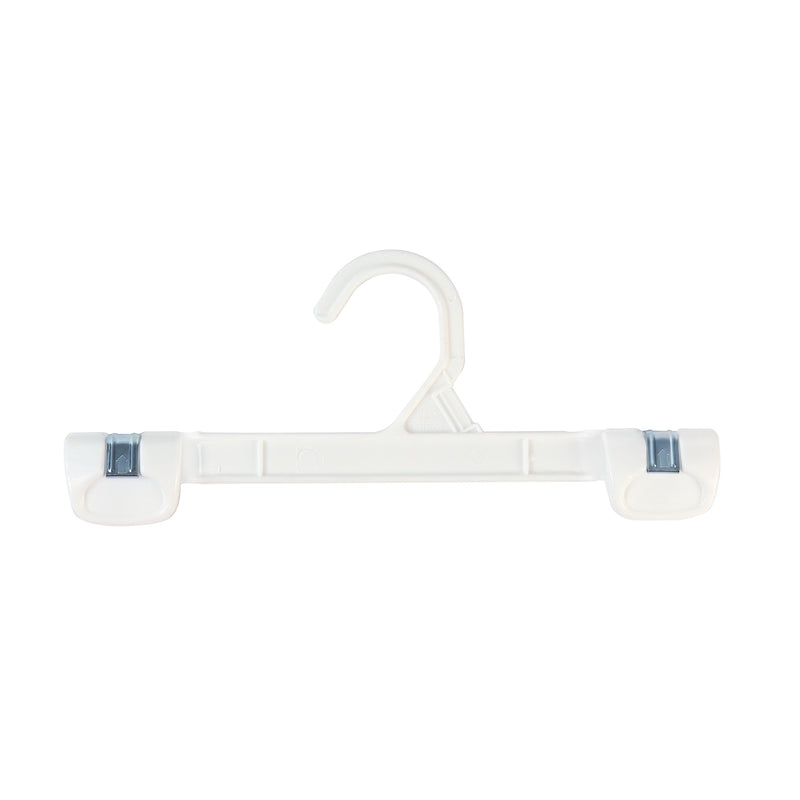 Mainetti 495, 10 White all Plastic, Shirt Top Dress Hangers, with