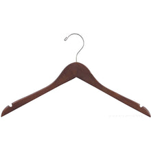 17" Rubber Coated Wooden Top Hanger