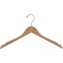 17" Rubber Coated Wooden Top Hanger