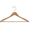 17" Rubber Coated Wooden Suit Hanger