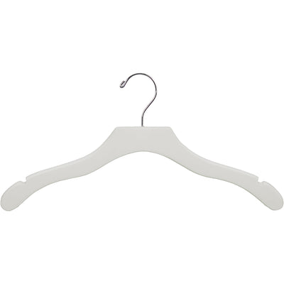 17" Wavy Wooden Top Hanger