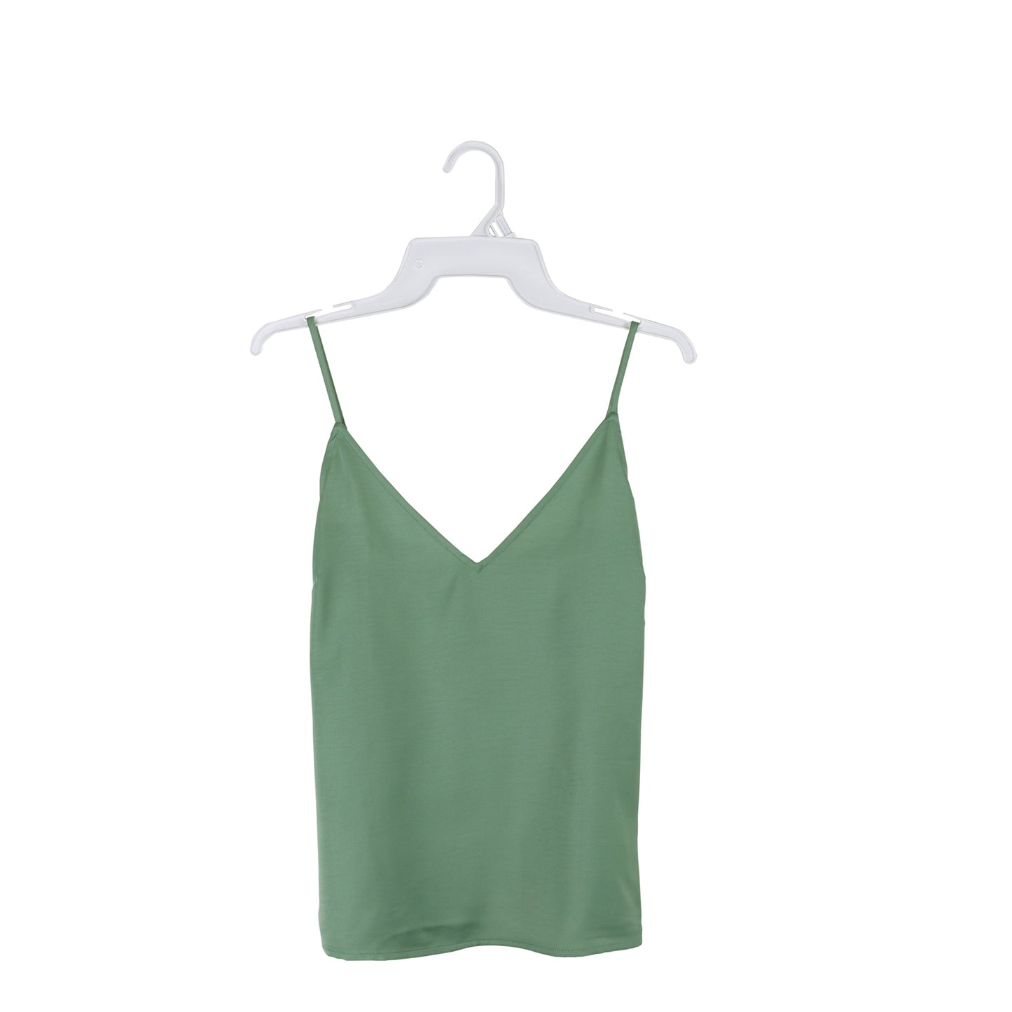16" White all Plastic, Shirt Top Dress Hangers, with notches for straps (Mainetti 340)