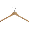 17" Contoured Wooden Jacket Hanger