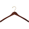 17" Contoured Wooden Jacket Hanger