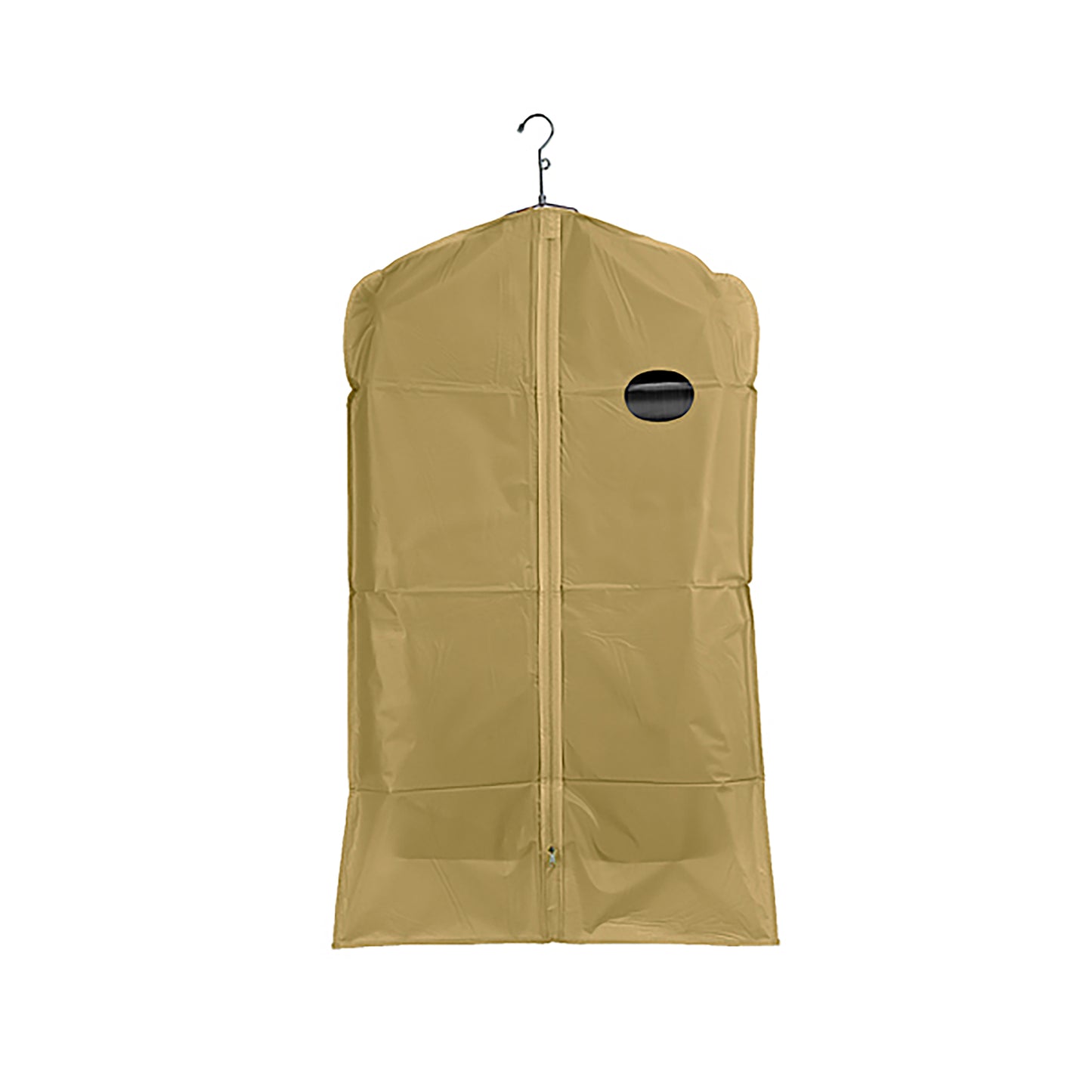 24" x 40", 3 Gauge Vinyl Taffeta Finish w/ Oval Window and Center Zipper