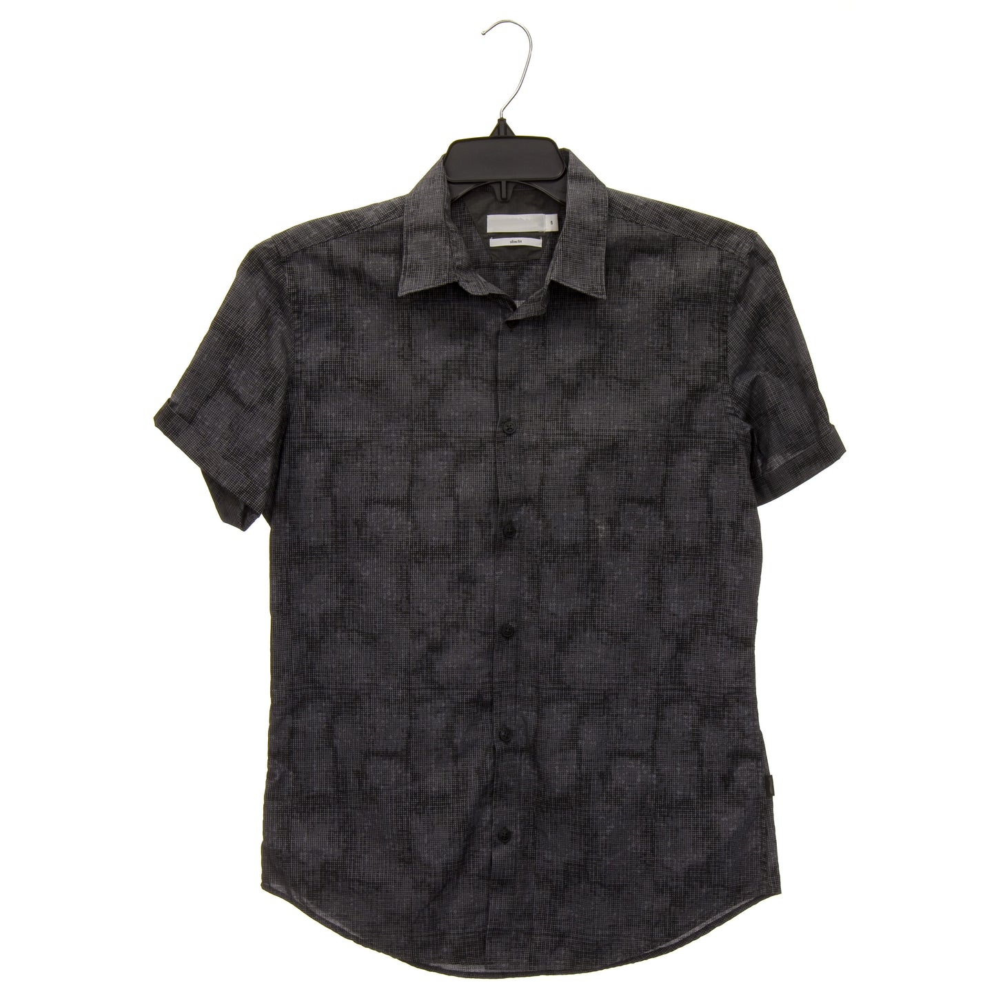 479 Recycle IBeam, 19" Black Plastic, Shirt Top Dress Hangers, with metal hook and notches for straps