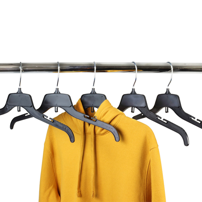 International Hanger Brown Tubular Plastic Hanger W/Notches (17