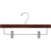 14" Wooden Bottom Hangers with Metal Clips