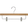 14" Wooden Bottom Hangers with Metal Clips