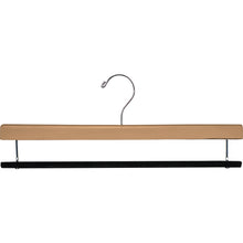16" Wooden Bottom Hangers - Flocked Bar